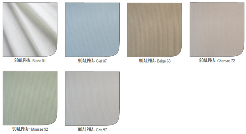 Voilage acoustique et recyclé 90ALPHA - Collection TRANSPARENCE