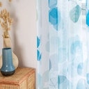 Voilage imprimé 834 S LIV - Collection TRANSPARENCE