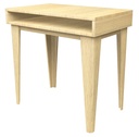 BUREAU BOIS LENA 1 NICHE - 55 x 80 x Ht.75 cm