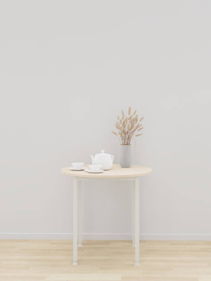 TABLE 4 PIEDS SACHA - Ø 80 x Ht.75 cm