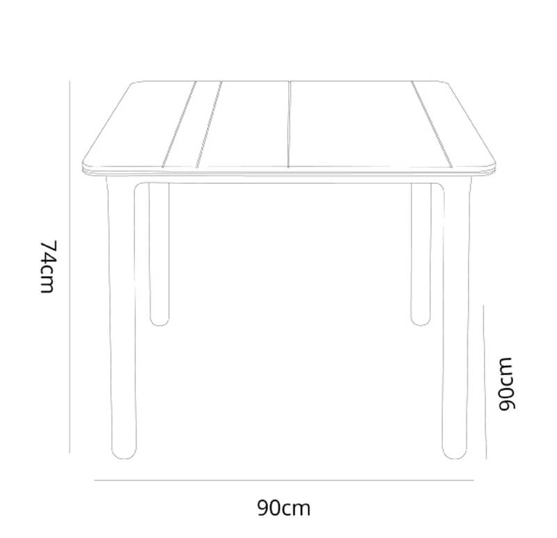 table-resine-carre-mario-mop61-dimensions