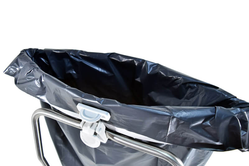 CHARIOT PORTE-SAC HERMETIQUE - 600 x 490 x Ht. 830 mm