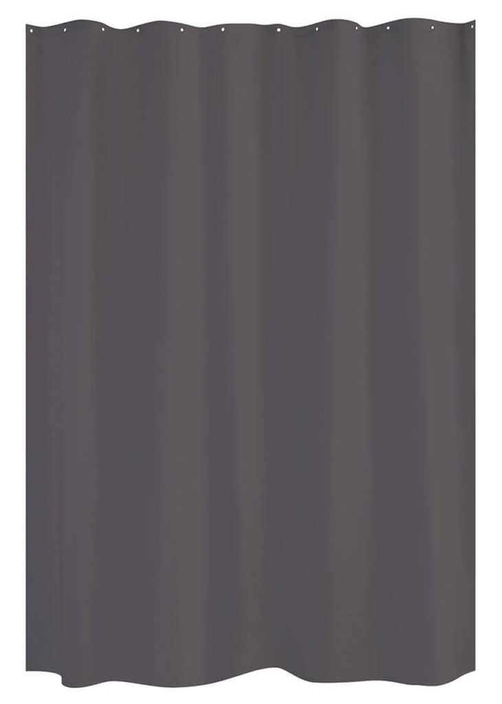 RIDEAU DE DOUCHE RICOLOR CARBONE - Lg.180 x Ht.200 cm