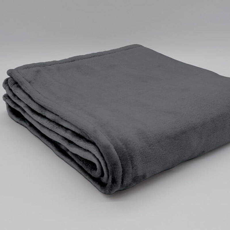 PLAID MICROFIBRE MALO - SOURIS 23 - 130 x 160 cm