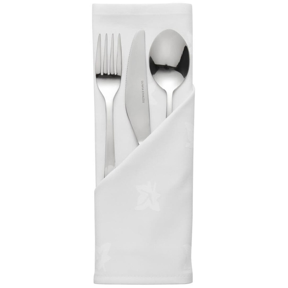 SERVIETTE DE TABLE - DAMASSEE 5307 - 100% coton - 56 x 56 cm