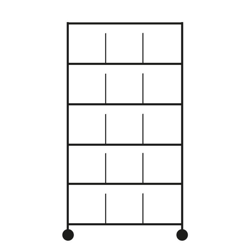 CHARIOT DISTRIBUTION LINGE PROPRE - 15 casiers