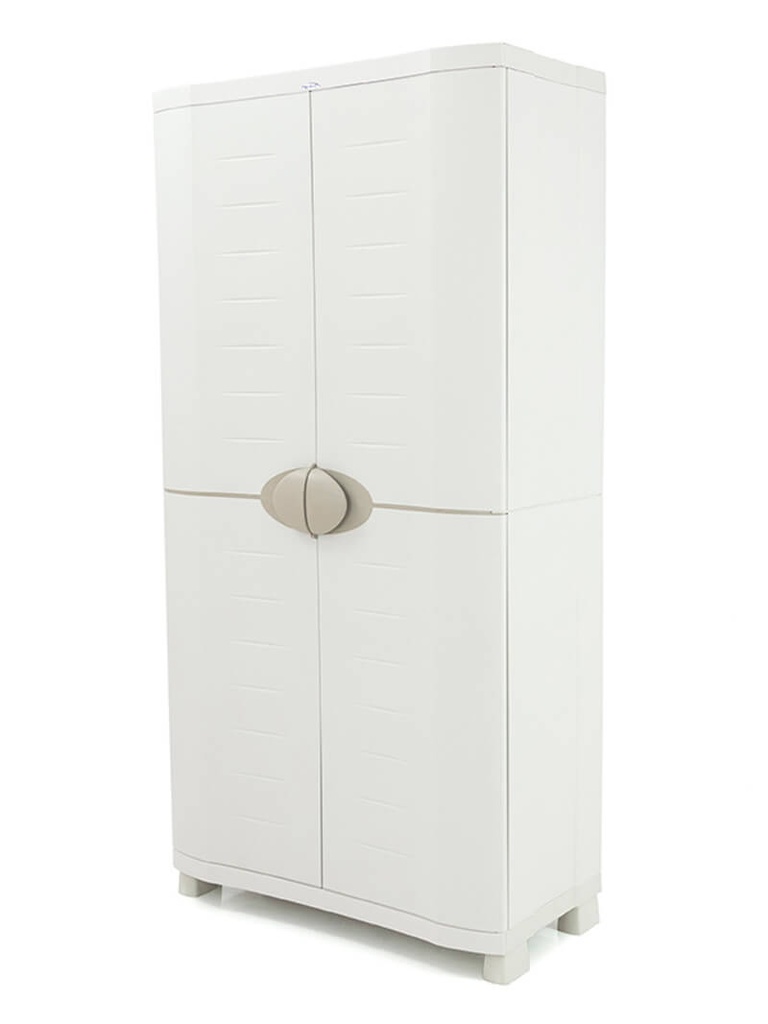 ARMOIRE RESINE MARIO 2 PORTES - 90x45xHt.184 cm