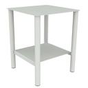 CHEVET METALLIQUE MATEO SANS TIROIR - 35x35xHt.43 cm