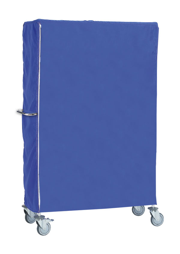 HOUSSE POUR CHARIOT AVEC DECOUPE POIGNEE - 610 x 450 x Ht.1800 mm