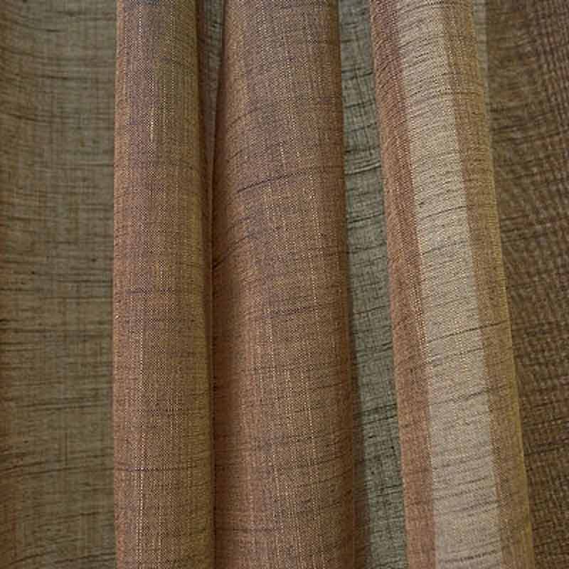 Voilage aspect lin DIVAN - Collection TRANSPARENCE
