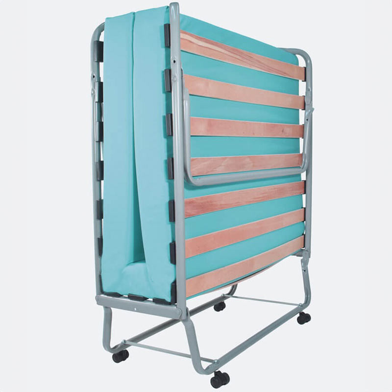 LIT PLIANT D'APPOINT EXTRA AVEC MATELAS - 90 x 190 cm