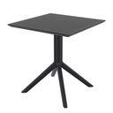 TABLE POLYPROPYLENE SASKIA - 70 x 70 x Ht.74 cm
