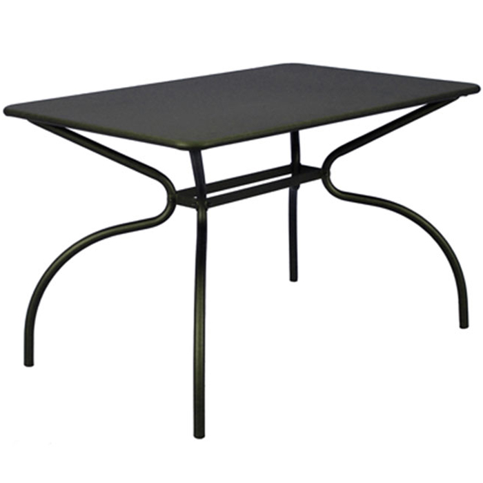 TABLE 4 PIEDS METALLIQUE CERIO - 80 x 120 x Ht.75 cm