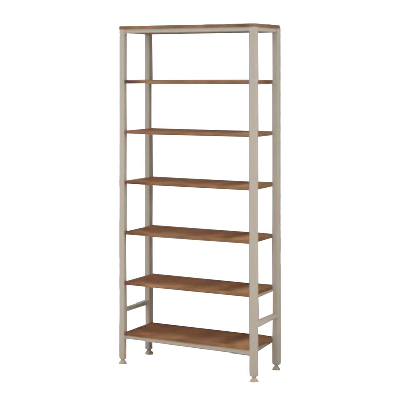 BIBLIOTHEQUE CADRE METAL SACHA - 80x30xHt.180cm