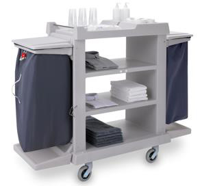 CHARIOT A LINGE AVEC SUPPORTS SAC - 1540 x 560 x Ht.1215 mm