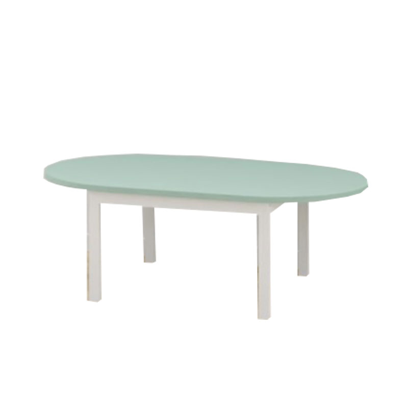 TABLE BASSE 4 PIEDS SACHA - Ovale 60 x 100 x Ht.35 cm