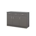 BUFFET 3 PORTES 3 TIROIRS LUCAS - 130x52xHt.87cm