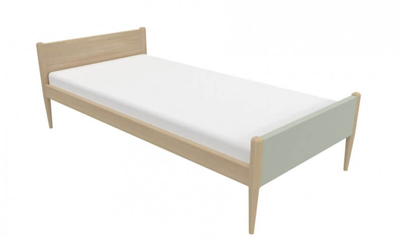 LIT BOIS CECILE SANS SOMMIER - 90 x 200 cm