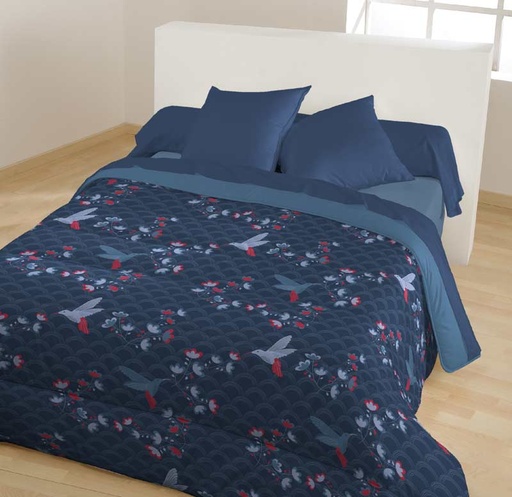 COUETTE IMPRIMEE DOUBLE FACE 140x200 cm- Garnissage 400g/m²