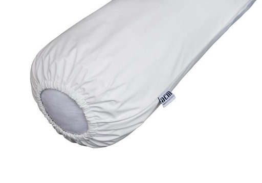 [4910-160 | BLANC] SOUS-TAIE DE TRAVERSIN BRAVANE BLANC - 160 cm
