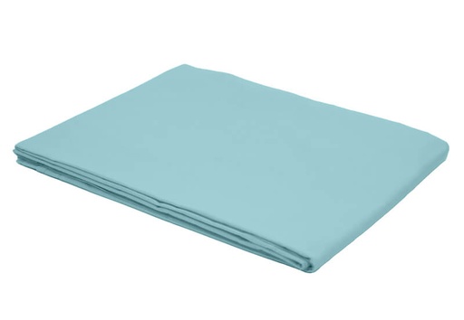 [5301I-180310 | AZUR] DRAP PLAT UNI CLASSIC - PC Azur - 180 x 310 cm