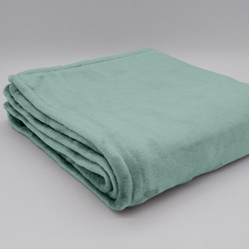 [5762-130160 | JADE] PLAID MICROFIBRE MALO - JADE - 130 x 160 cm
