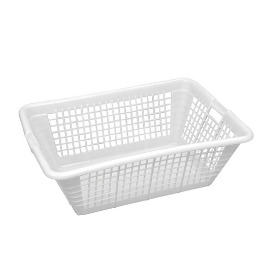 [6022 | BLANC] CORBEILLE A LINGE - Grand Modèle - Blanche