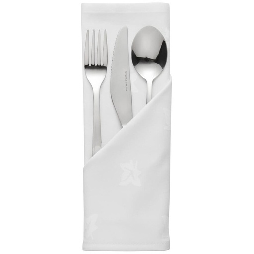 [7205] SERVIETTE DE TABLE - DAMASSEE 5307 - 100% coton - 56 x 56 cm