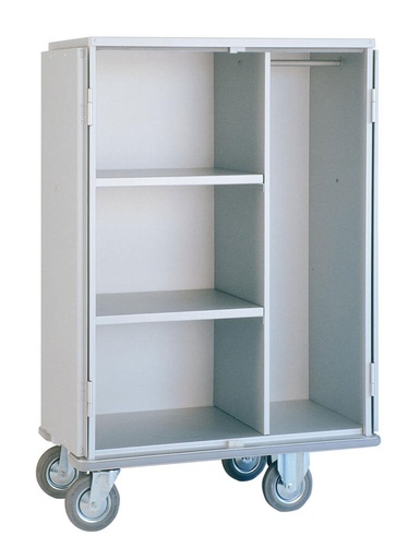 [CH1580CR-] CHARIOT ARMOIRE TRANSPORT - 1230x630xHt.1740mm - 883 Lt.