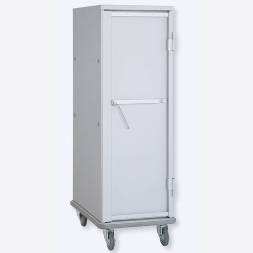 [CH2550CR-] CHARIOT ARMOIRE A 1 BATTANT - 800 x 600 x Ht. 1660 mm