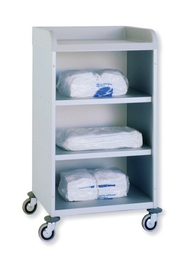 CHARIOT ETAGERES 3 NIVEAUX - 740x535xHt.1190 mm