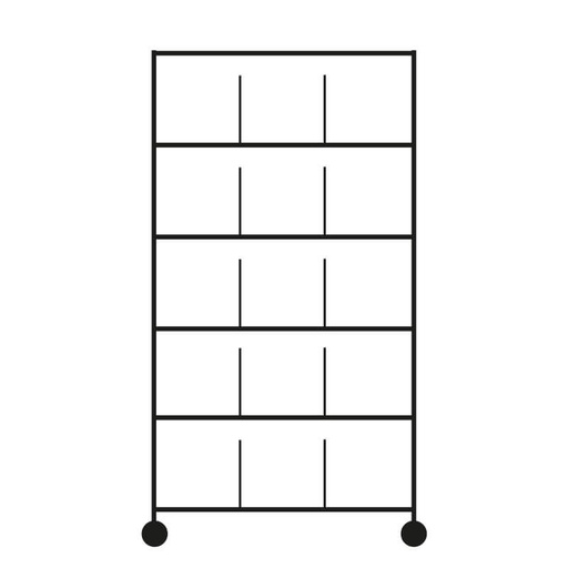 [CHDIS15-09145180] CHARIOT DISTRIBUTION LINGE PROPRE - 15 casiers