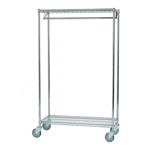 [CHDISPEND152] CHARIOT PENDERIE MODULABLE - Dim. 1520 x 450 x Ht. 1780 mm