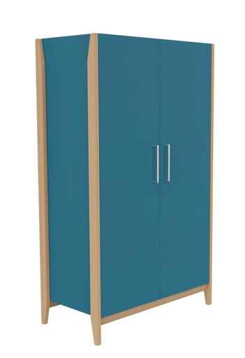 ARMOIRE BOIS MANON 2 PORTES - 103x60xHt.180 cm