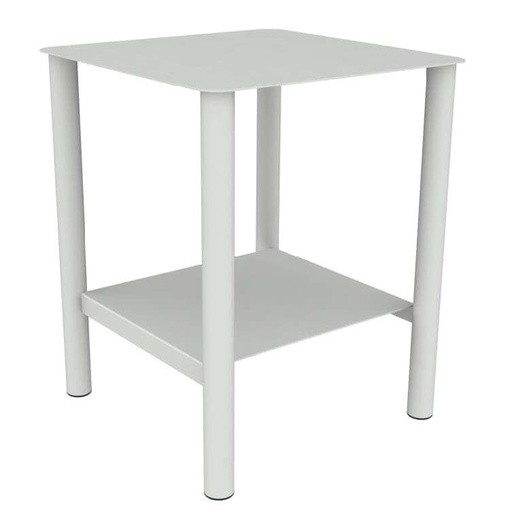 CHEVET METALLIQUE MATEO SANS TIROIR - 35x35xHt.43 cm