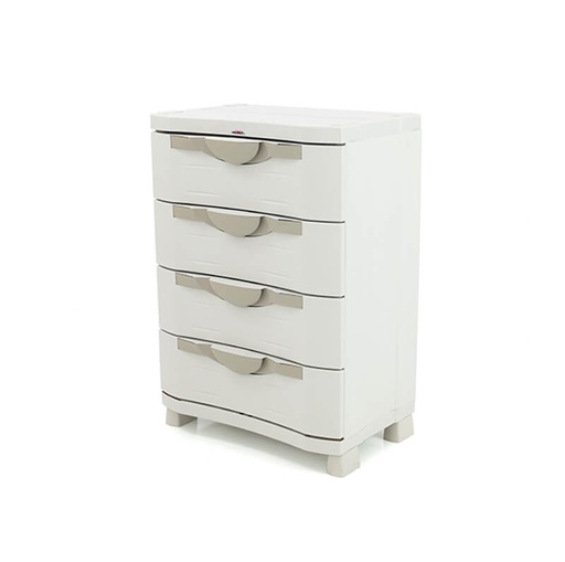 [MOP30-4TIR70] COMMODE RESINE MARIO 4 TIROIRS - 70x45xHt.100 cm