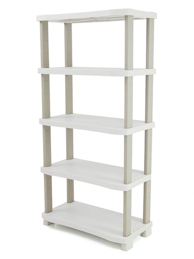 [MOP38-5ET90] ETAGERE RESINE MARIO - 90x45xHt.184 cm