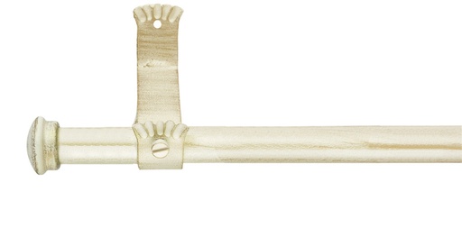 [TF190028] TRINGLE DECO Forgée 1900 - Ø 28 mm - Avec supports