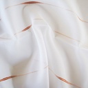 Voilage rayé 5-51294 - Collection TRANSPARENCE