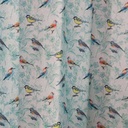 Rideau pare-soleil recyclé SIENTO OISEAUX - Collection FUSION