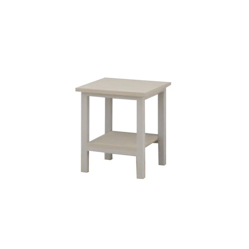 CHEVET 2 TABLETTES SACHA - 35x35xHt.40cm