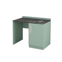 BUREAU AVEC NICHE + PORTE LUCAS - 100x60xHt.75cm