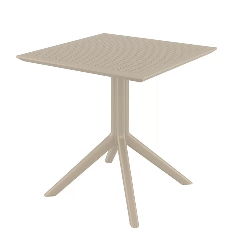 TABLE POLYPROPYLENE SASKIA - 70 x 70 x Ht.74 cm