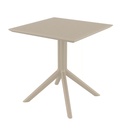 TABLE POLYPROPYLENE SASKIA - 70 x 70 x Ht.74 cm