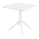 TABLE POLYPROPYLENE PAUL - 70 x 70 x Ht.74 cm
