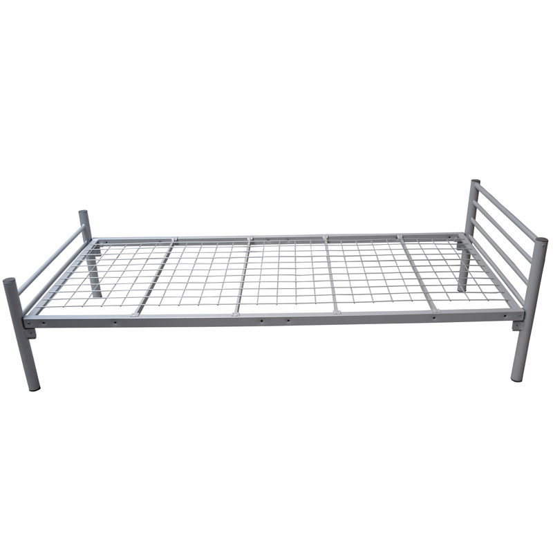 LIT METAL ELIO - 3 TRAVERSES + SOMMIER TREILLIS - 80x190cm
