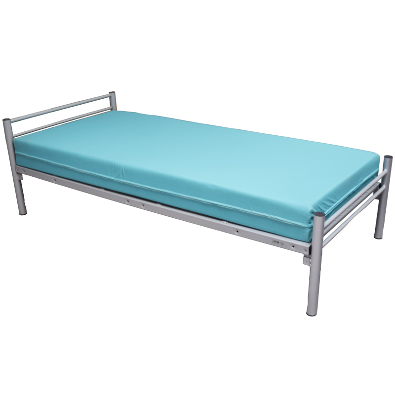 LIT METAL ELIO - 3 TRAVERSES + SOMMIER TREILLIS - 80x190cm
