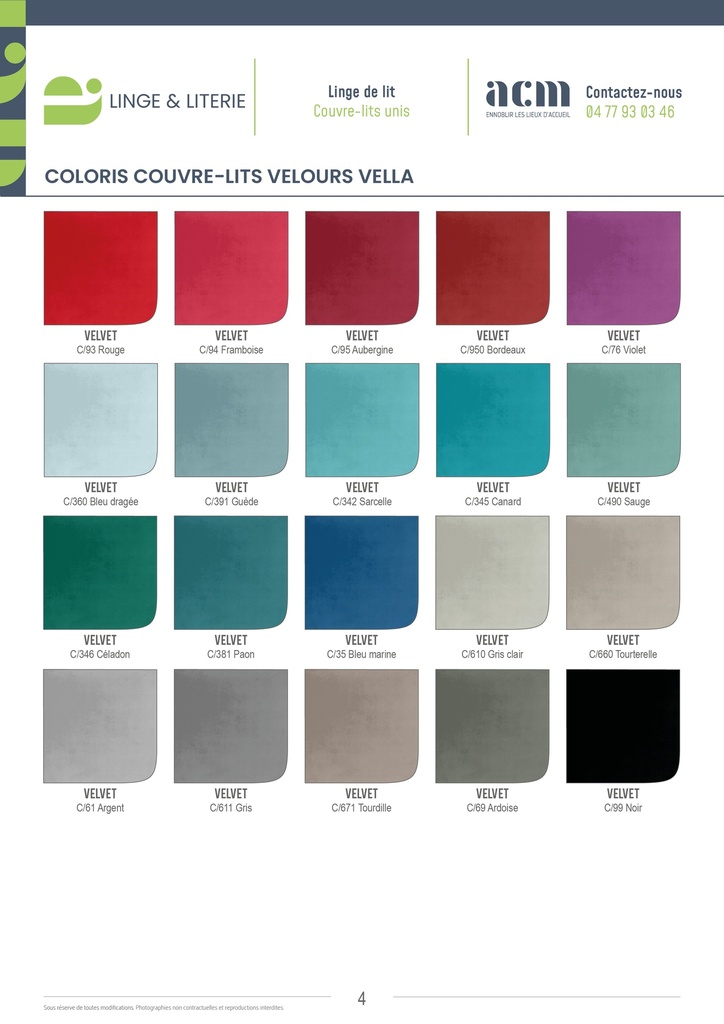 COUVRE-LIT VELLA - 220 x 260 cm