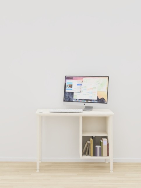 BUREAU AVEC NICHE SACHA - 100x60xHt.75cm