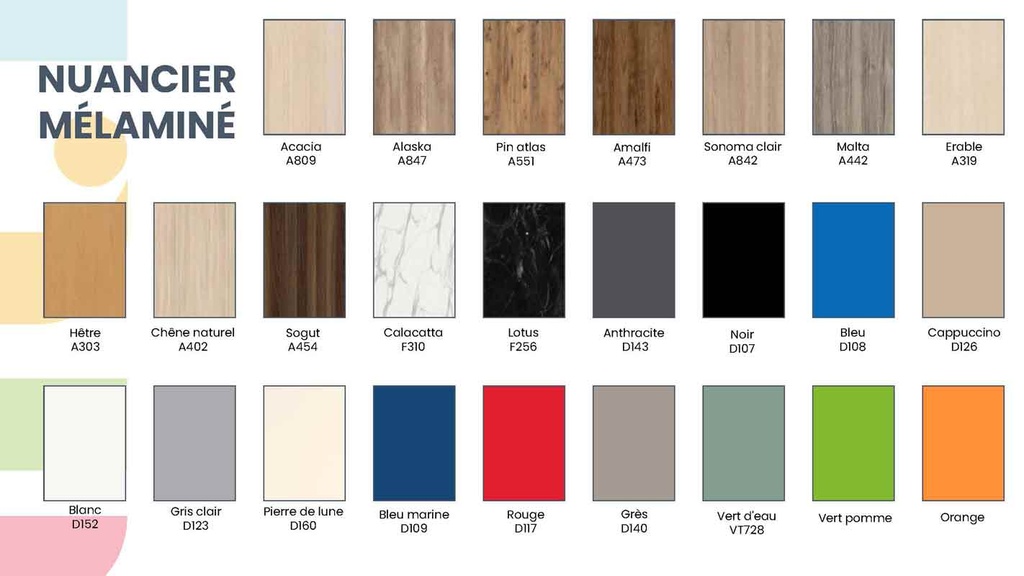 ARMOIRE 2 PORTES SACHA - 100x58xHt.180cm